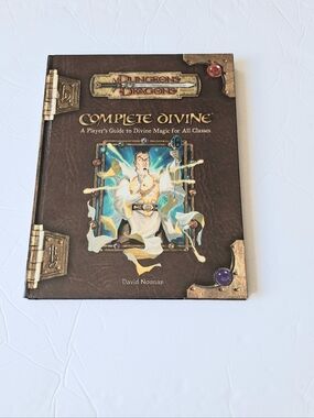 Dungeons & Dragons Complete Divine Hardcover Players Guide Book Magic 1st Print